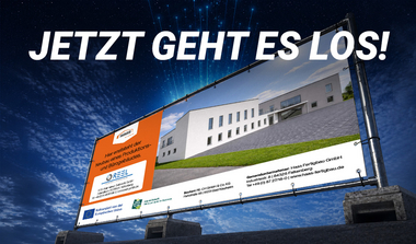 Jetzt geht es los! baubeginn für Produktions- und Bürogebäude