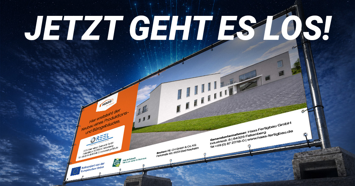 Groundbreaking ceremony for our new corporate headquarters | REEL GmbH