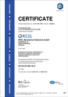 Certificate ISO 9001: 2015 for REEL