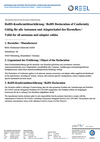 RoHS-Konformitätserklärung - Gültig für alle Antennen und Adapterkabel des Herstellers
